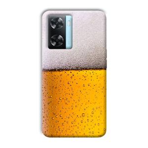 Beer Design Phone Customized Printed Back Cover for Oppo A77