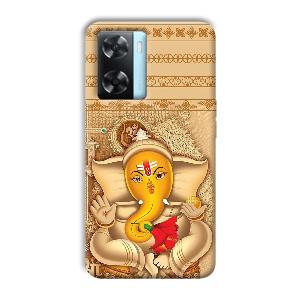 Ganesha Phone Customized Printed Back Cover for Oppo A77