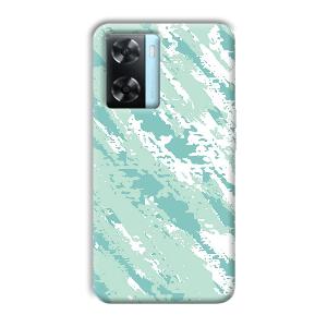 Sky Blue Design Phone Customized Printed Back Cover for Oppo A77