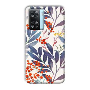 Cherries Phone Customized Printed Back Cover for Oppo A77