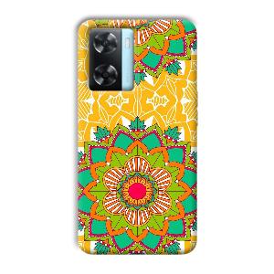 Mandala Art Phone Customized Printed Back Cover for Oppo A77