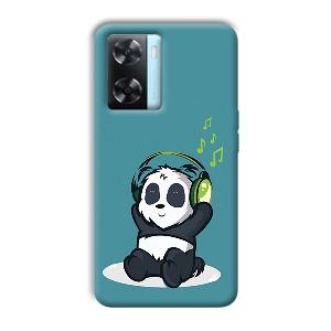 Panda  Phone Customized Printed Back Cover for Oppo A77
