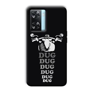 Dug Phone Customized Printed Back Cover for Oppo A77