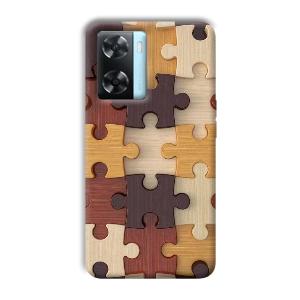 Puzzle Phone Customized Printed Back Cover for Oppo A77