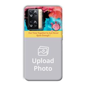 Best Friend Quote Customized Printed Back Cover for Oppo A77s