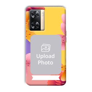 Colorful Flowers Customized Printed Back Cover for Oppo A77s