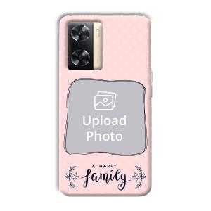 Happy Family Customized Printed Back Cover for Oppo A77s