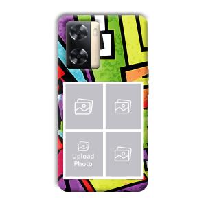 Pop of Colors Customized Printed Back Cover for Oppo A77s