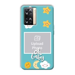 Oh Baby Customized Printed Back Cover for Oppo A77s