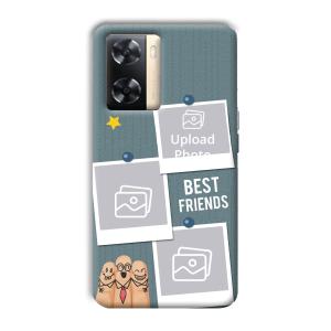 Best Friends Customized Printed Back Cover for Oppo A77s