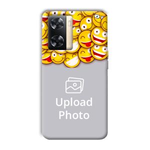 Emojis Customized Printed Back Cover for Oppo A77s