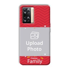 Happy Family Customized Printed Back Cover for Oppo A77s