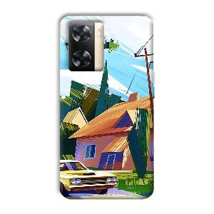 Car  Phone Customized Printed Back Cover for Oppo A77s