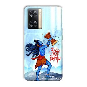 Om Namah Shivay Phone Customized Printed Back Cover for Oppo A77s