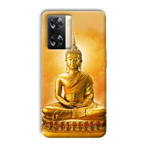 Golden Buddha Phone Customized Printed Back Cover for Oppo A77s