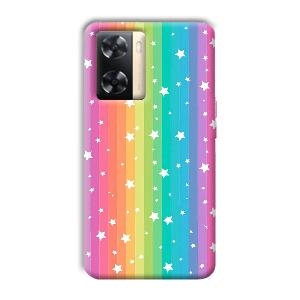 Starry Pattern Phone Customized Printed Back Cover for Oppo A77s
