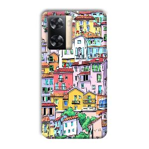 Colorful Alley Phone Customized Printed Back Cover for Oppo A77s