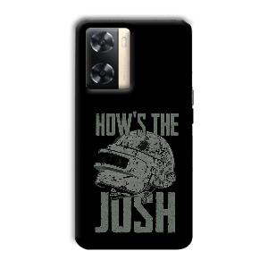 How's The Josh Phone Customized Printed Back Cover for Oppo A77s