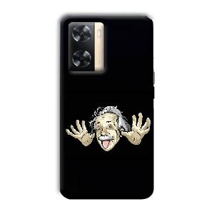 Einstein Phone Customized Printed Back Cover for Oppo A77s