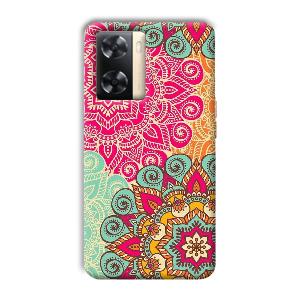 Floral Design Phone Customized Printed Back Cover for Oppo A77s