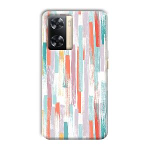 Light Paint Stroke Phone Customized Printed Back Cover for Oppo A77s