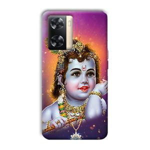 Krshna Phone Customized Printed Back Cover for Oppo A77s