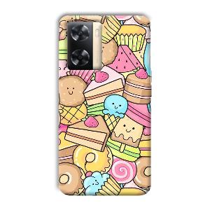 Love Desserts Phone Customized Printed Back Cover for Oppo A77s