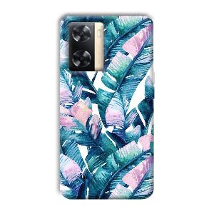 Banana Leaf Phone Customized Printed Back Cover for Oppo A77s