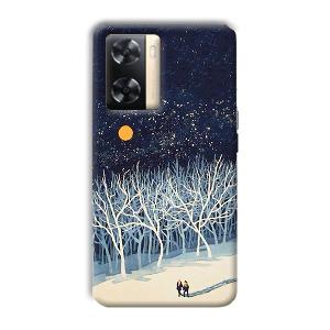 Windy Nights Phone Customized Printed Back Cover for Oppo A77s