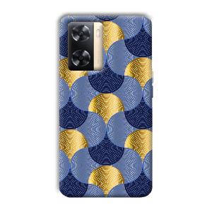 Semi Circle Designs Phone Customized Printed Back Cover for Oppo A77s