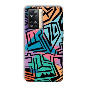 Patterns Phone Customized Printed Back Cover for Oppo A77s