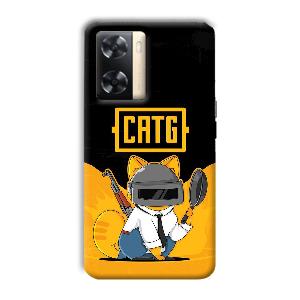 CATG Phone Customized Printed Back Cover for Oppo A77s