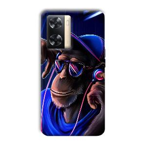 Cool Chimp Phone Customized Printed Back Cover for Oppo A77s