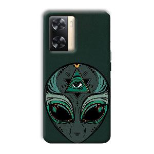 Alien Phone Customized Printed Back Cover for Oppo A77s