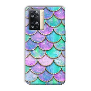 Mermaid Design Phone Customized Printed Back Cover for Oppo A77s