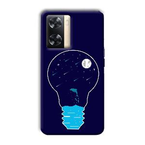 Night Bulb Phone Customized Printed Back Cover for Oppo A77s