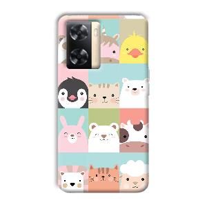 Kittens Phone Customized Printed Back Cover for Oppo A77s