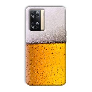 Beer Design Phone Customized Printed Back Cover for Oppo A77s