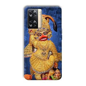 Hanuman Phone Customized Printed Back Cover for Oppo A77s