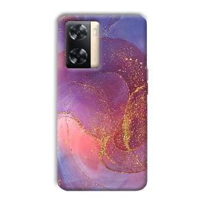 Sparkling Marble Phone Customized Printed Back Cover for Oppo A77s