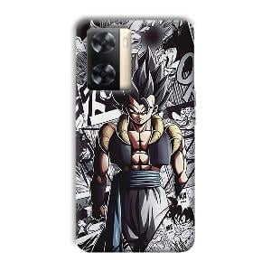 Goku Phone Customized Printed Back Cover for Oppo A77s