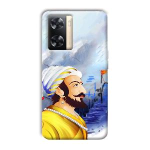 The Maharaja Phone Customized Printed Back Cover for Oppo A77s