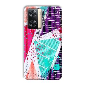 Paint  Phone Customized Printed Back Cover for Oppo A77s