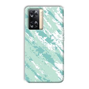 Sky Blue Design Phone Customized Printed Back Cover for Oppo A77s