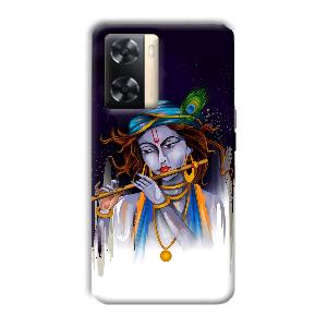 Krishna Phone Customized Printed Back Cover for Oppo A77s