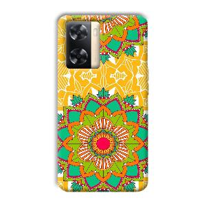 Mandala Art Phone Customized Printed Back Cover for Oppo A77s