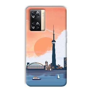 City Design Phone Customized Printed Back Cover for Oppo A77s