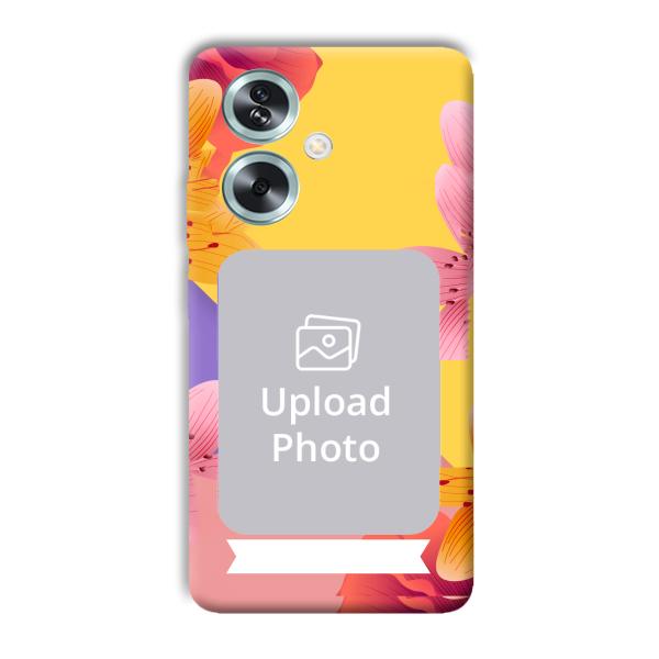 Colorful Flowers Customized Printed Back Cover for Oppo