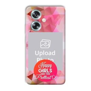 Happy Girls Customized Printed Back Cover for Oppo