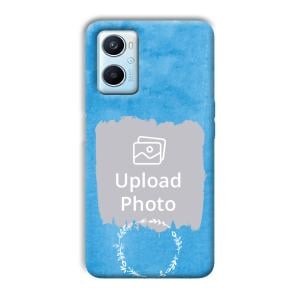 Blue Design Customized Printed Back Cover for Oppo A96